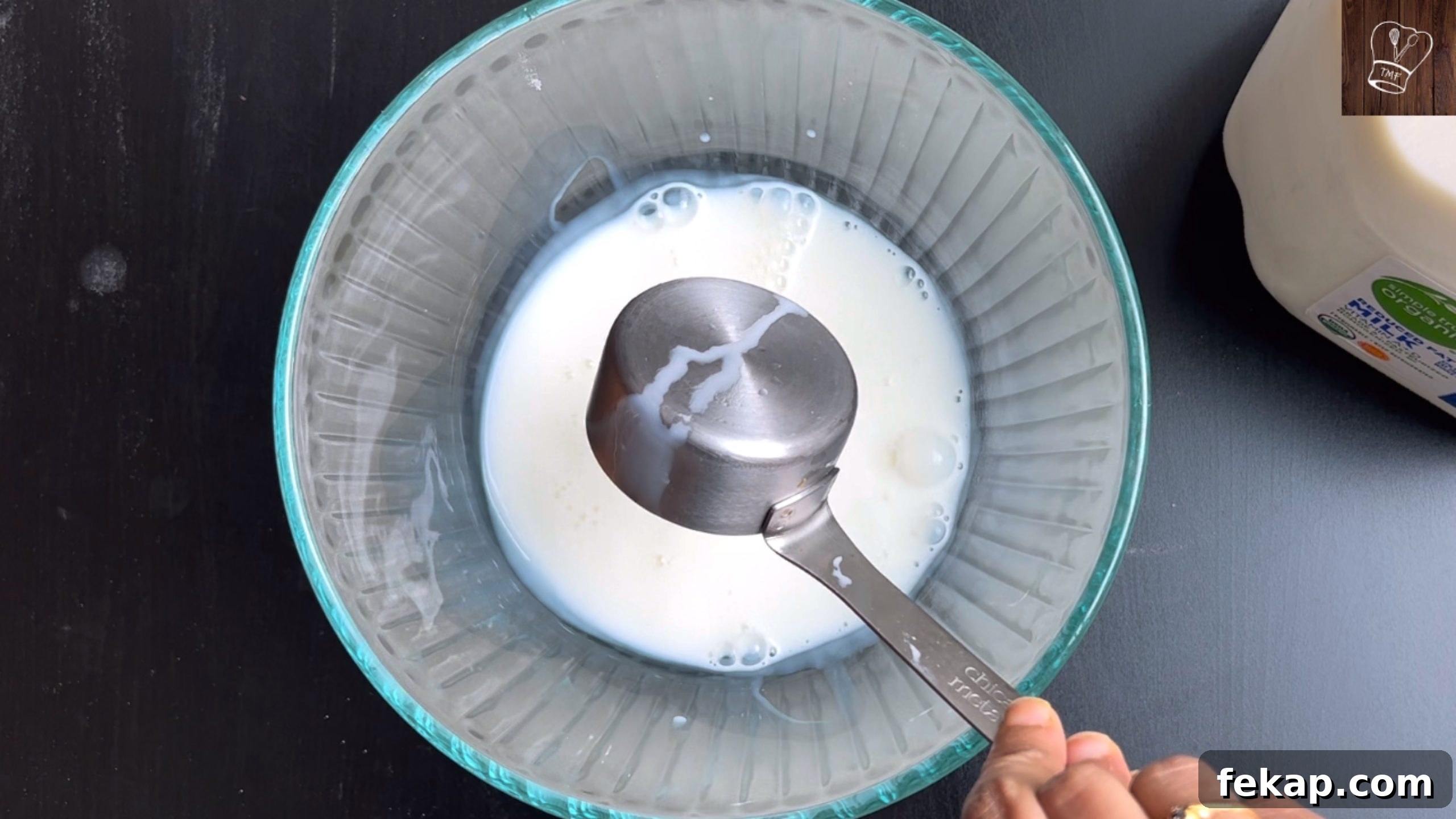 Batter in pan