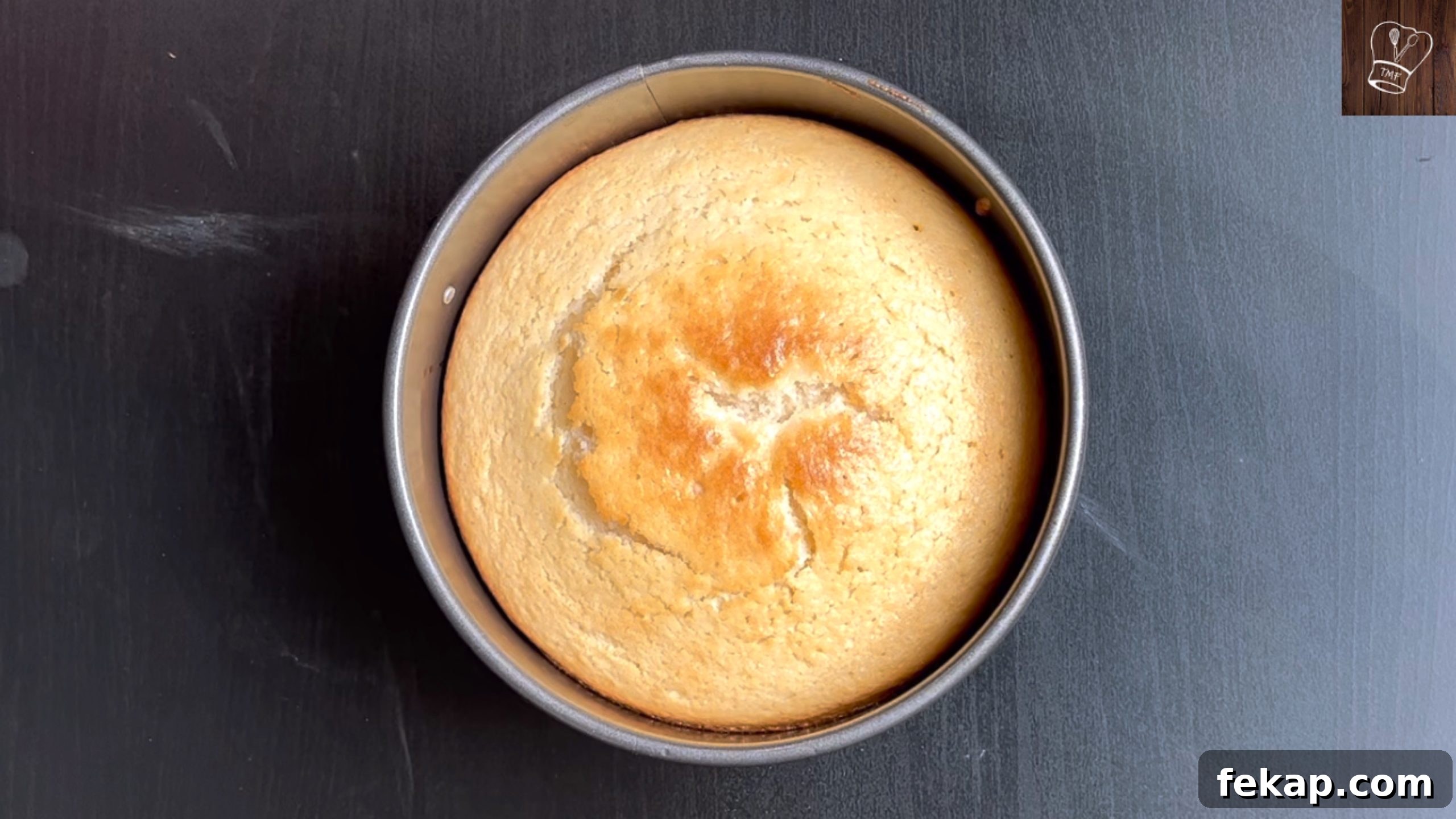 Baked cake