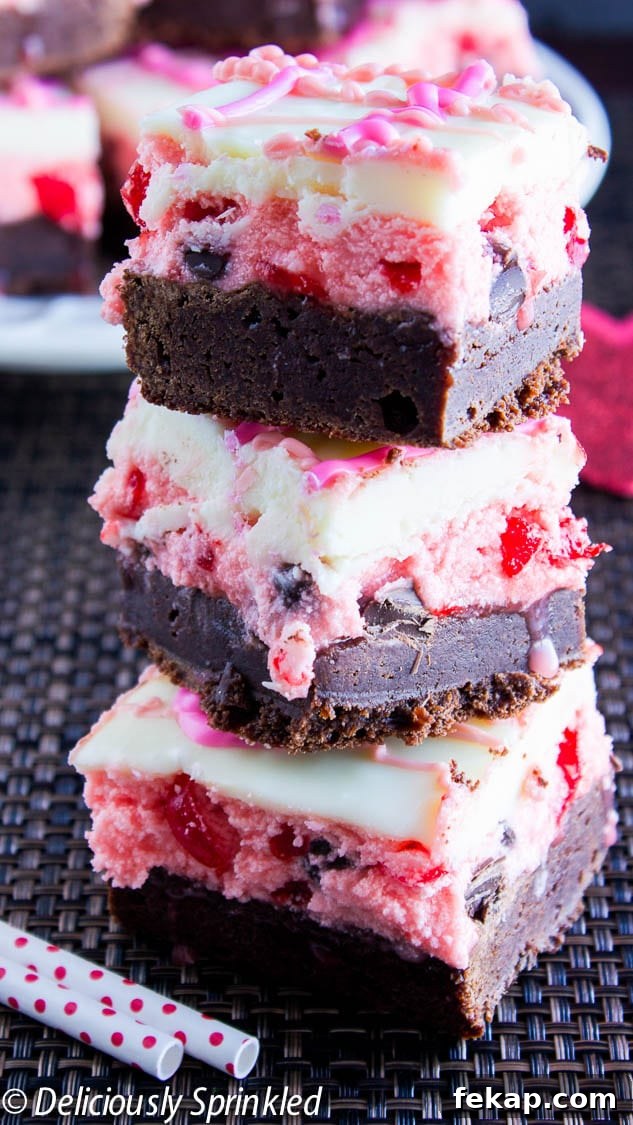 CHERRY CHOCOLATE CHIP BROWNIES