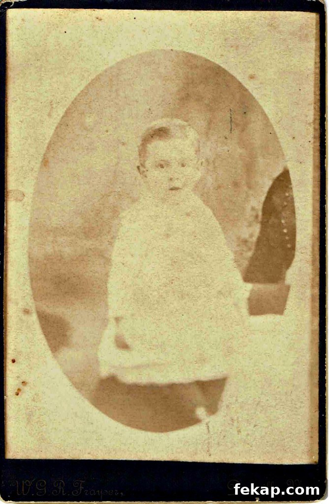 Tuesday Genealogy Tip: How to Identify Cabinet Cards 3 Example of A Cabinet Card