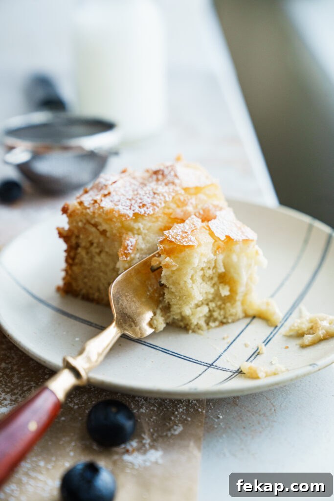 Homemade Gooey Butter Cake from Scratch (No Cake Mix) 5 gooey butter cake cooled