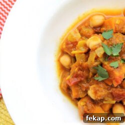 Spicy Potato and Chickpea Stew