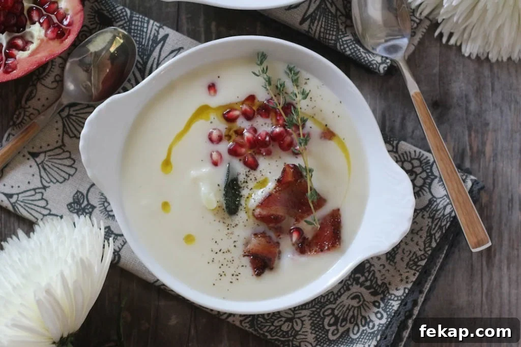 Thai Pumpkin Curry Soup with Vitamix Video 9 PaleOMG Truffle Cauliflower Soup with Bacon Brown Butter Crispy Sage