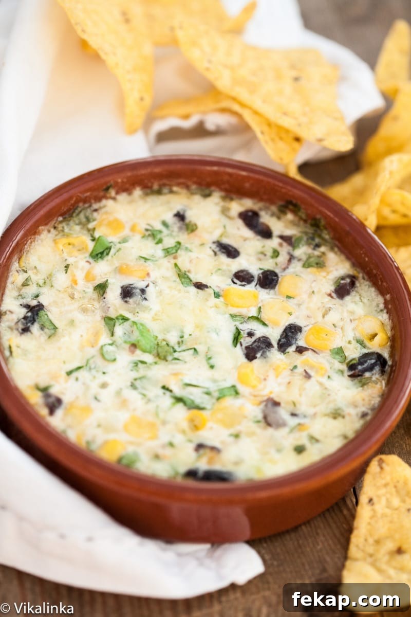 Smoked Cheddar Southwest Dip Recipe 2 cheesy smoked cheddar southwest dip with black beans and corn