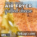 This recipe for Air Fryer Grilled Cheese is a super easy Ninja Foodi or traditional Air Fryer recipe that makes a perfectly toasted outside and melted cheesy inside. Low carb options too!