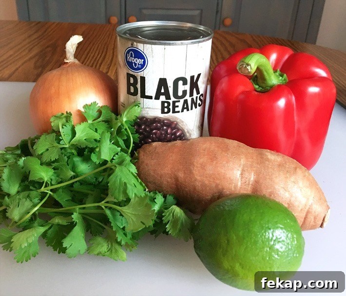 sweet potato salad ingredients