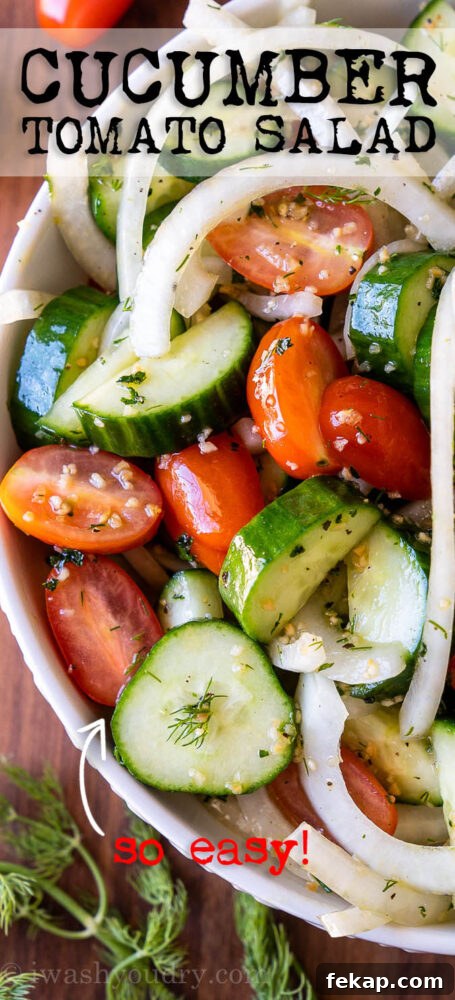 Cucumber Tomato Salad Recipe with Feta and Fresh Herbs 5 Cucumber Tomato Salad Recipe for potlucks