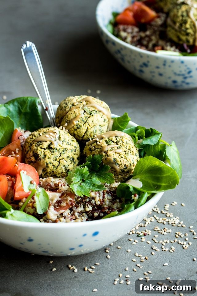 Vegetable buddha bowl with tahini miso dressing