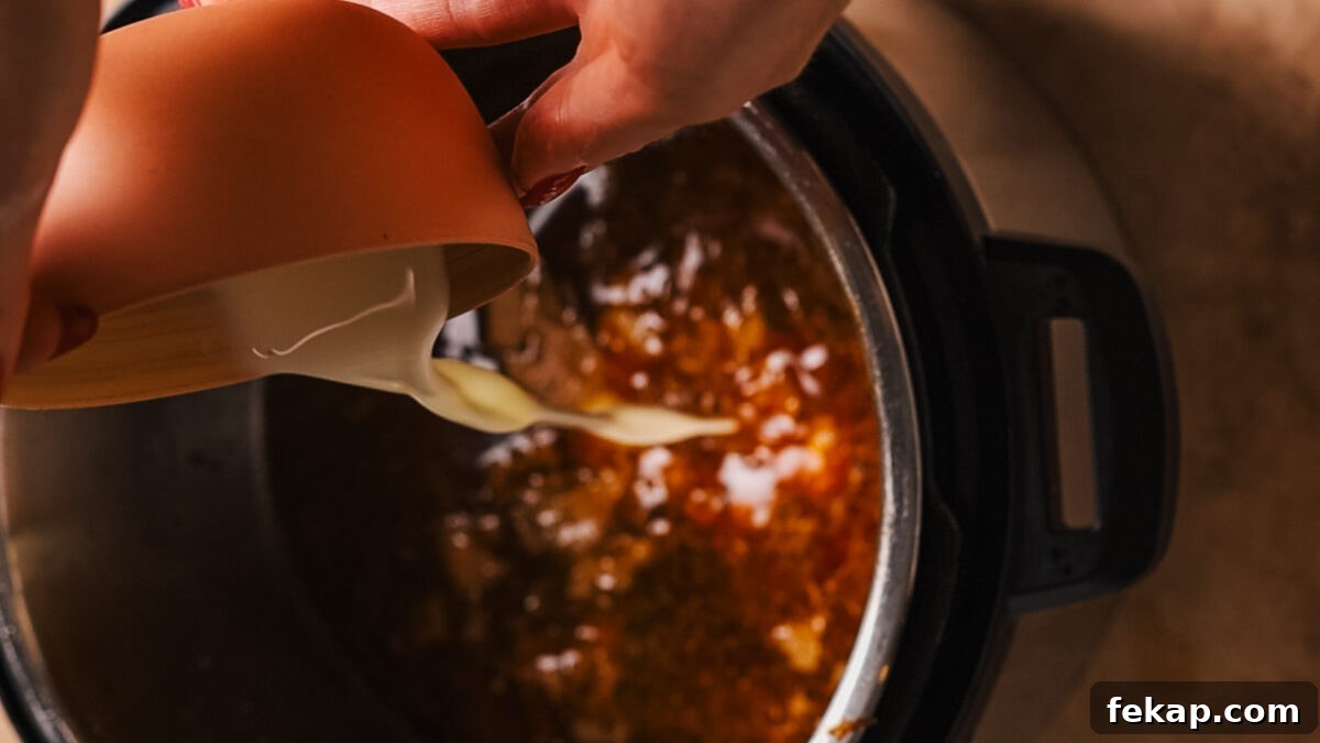 Stir in the cornstarch slurry