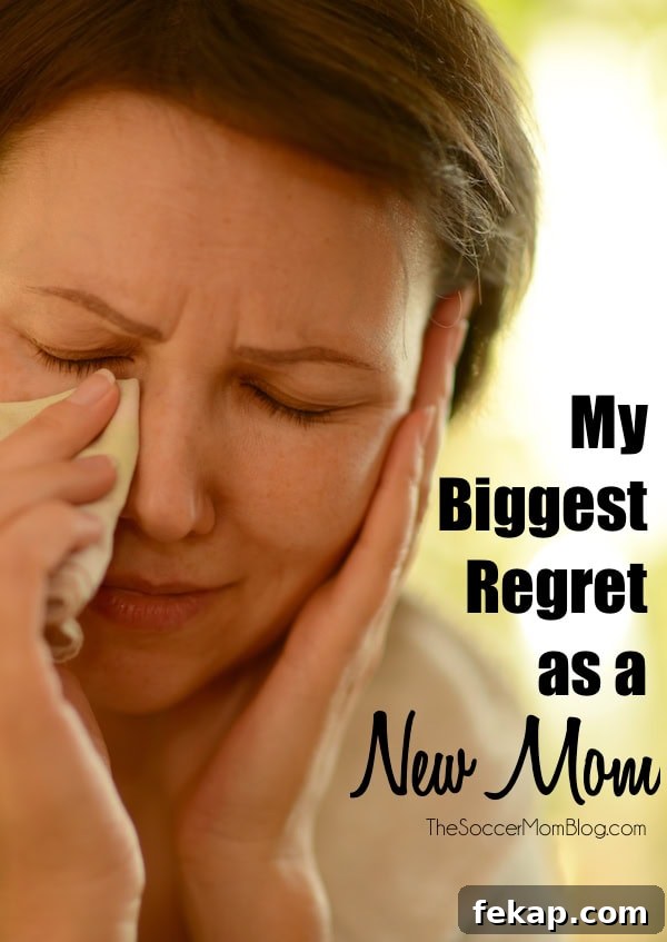 What I regret as a new mom is one that is likely shared by many other moms. Why it is so important to share our stories so we can't be ignored any longer.