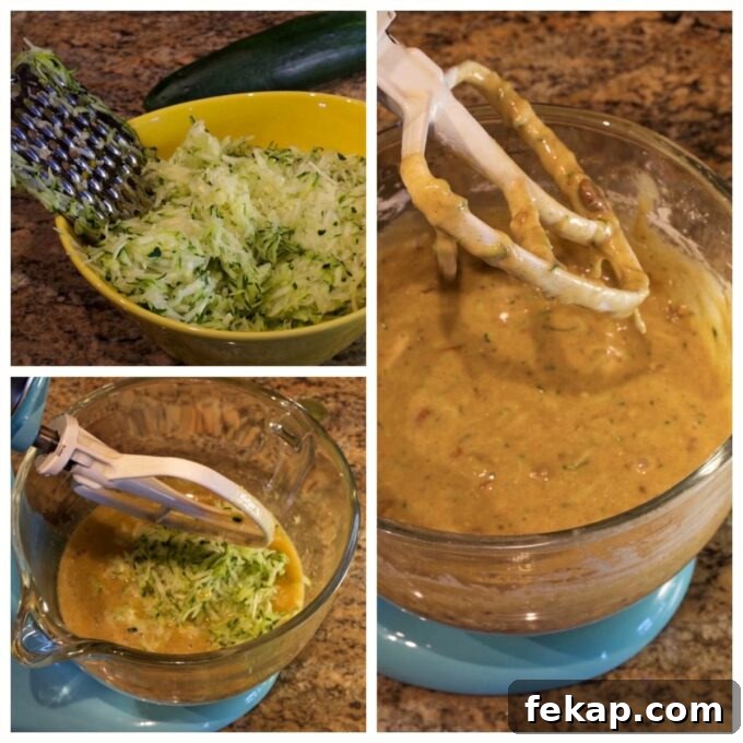 Classic Moist Zucchini Bread Recipe with Cinnamon 4 Zucchini bread slices.