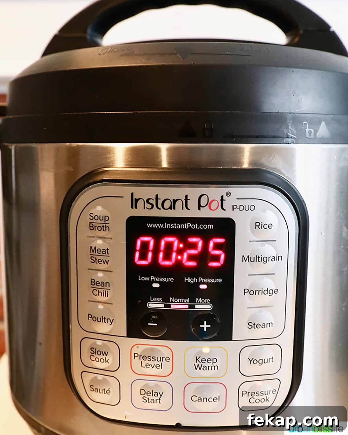 Instant Pot Taco Meat Recipe 6 Instant Pot set at 25 minutes
