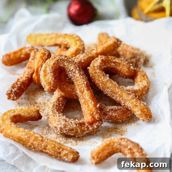 Festive Gingerbread Churros Image