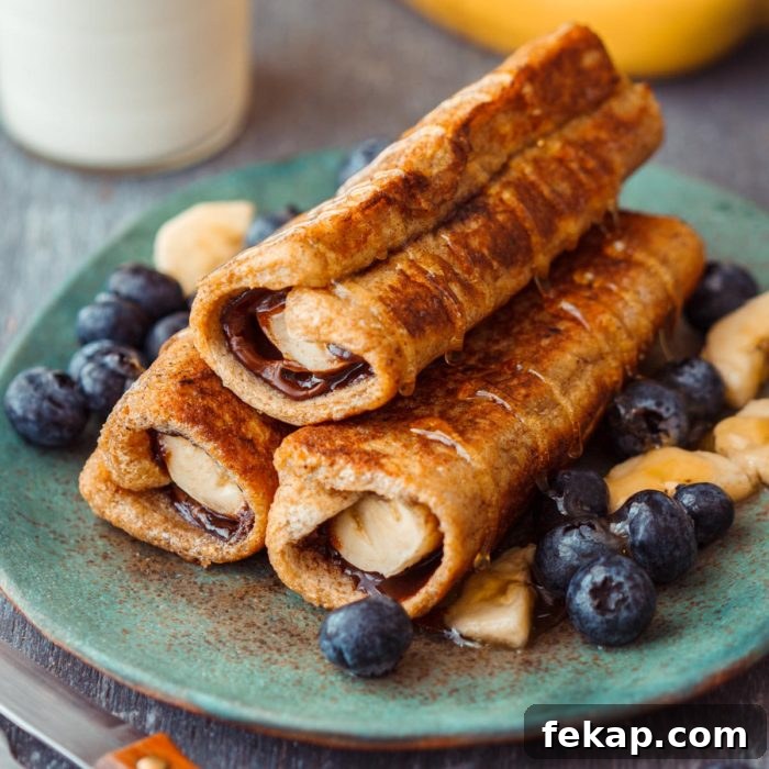 Best Nutella Banana French Toast Roll Ups