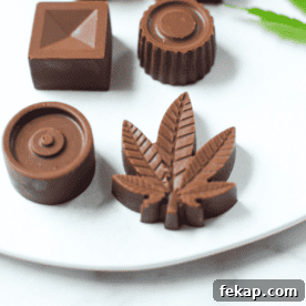 No-Bake Cannabutter Edibles: 12 Quick Recipes & Dosage Tips 13 Molded cannabis chocolates in leaf molds