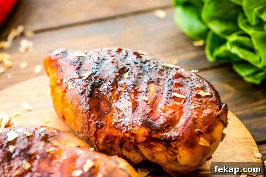 Teriyaki Marinade Recipe for Chicken, Beef & Fish 4 Teriyaki Chicken breasts on cutting board