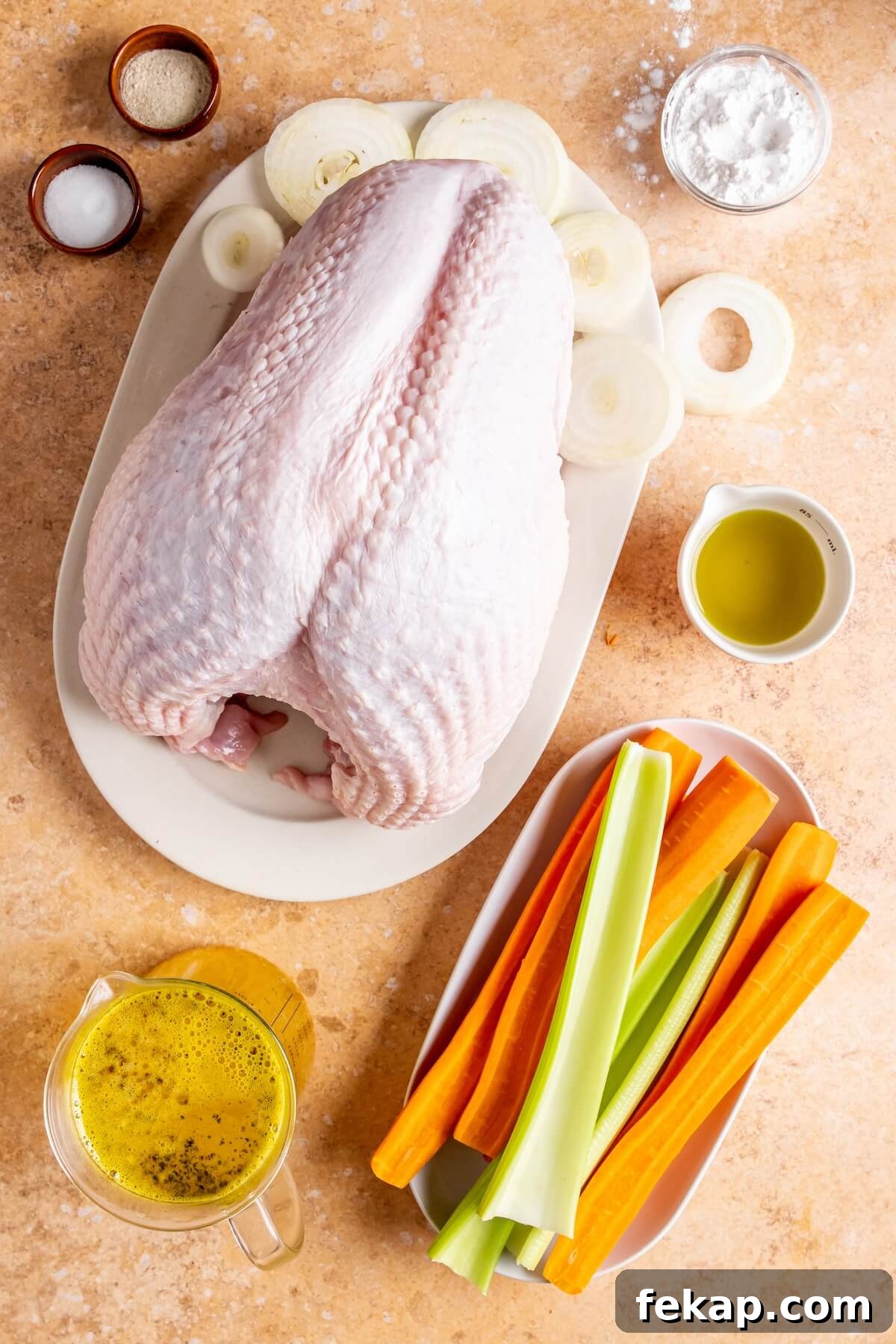 Oven-Roasted Turkey Breast with Homemade Gravy 4 Oven Roasted Turkey Breast with Gravy Ingredients - Olivia Adriance