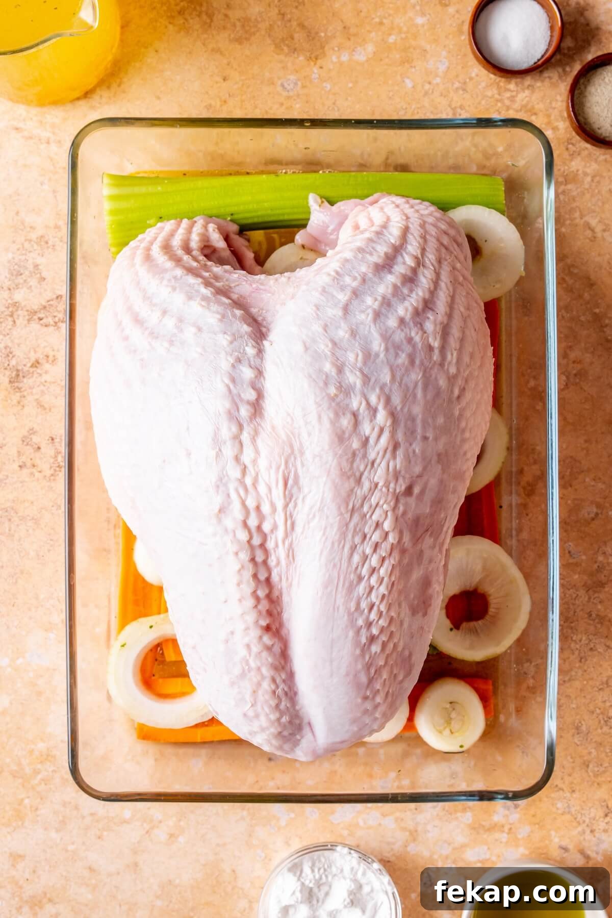 Oven-Roasted Turkey Breast with Homemade Gravy 6 How to Make Oven Roasted Turkey Breast with Gravy Step 2 - Olivia Adriance