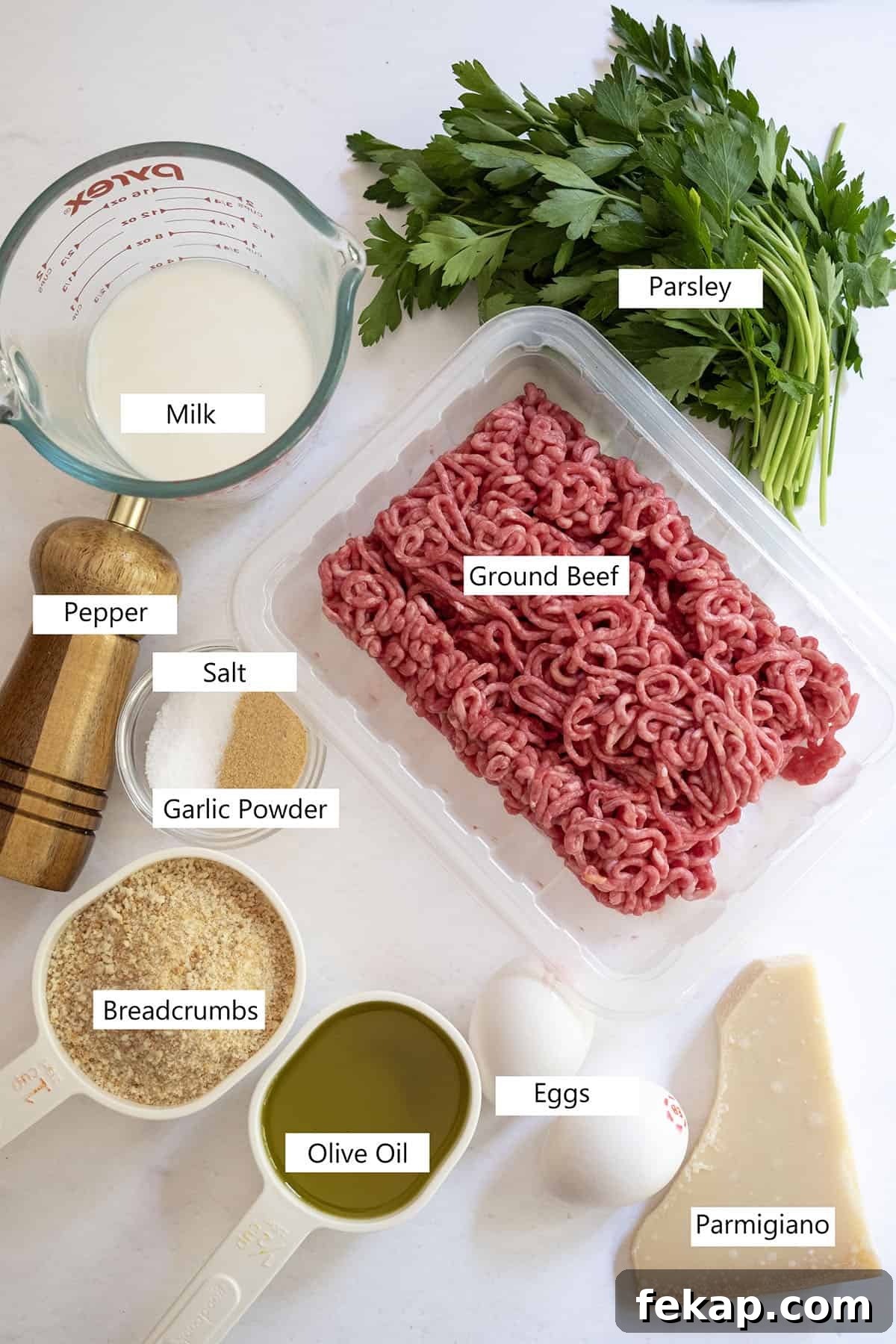 Crispy Italian Pan-Fried Meatballs Recipe 3 Ingredients for Italian Meatballs.
