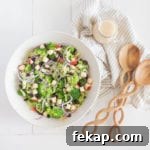 Broccoli Salad with Greek Yogurt Dressing and Crispy Bacon 5 Healthy Broccoli salad with apples and raisins and almonds