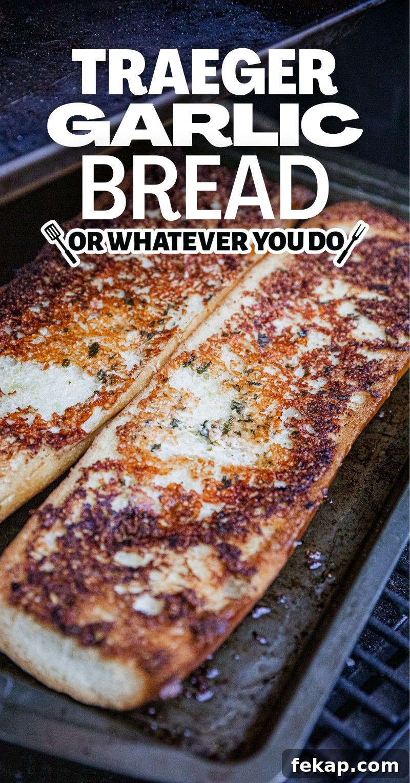 Smoky Traeger Grilled Garlic Bread Recipe 2 Traeger Garlic Bread