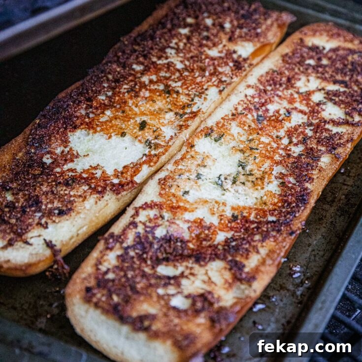 Traeger Garlic Bread
