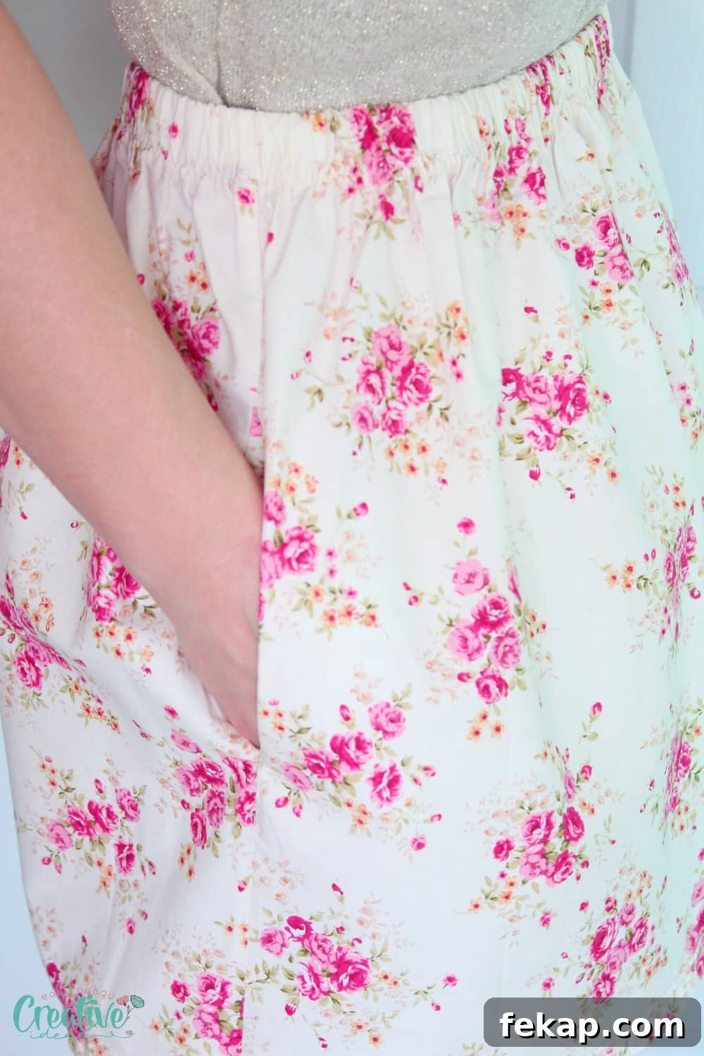 How to Sew Pockets into a Skirt or Dress 6 Inseam pockets