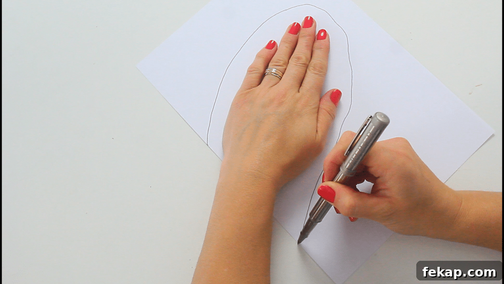 How to Sew Pockets into a Skirt or Dress 7 Creating a pocket template for a skirt