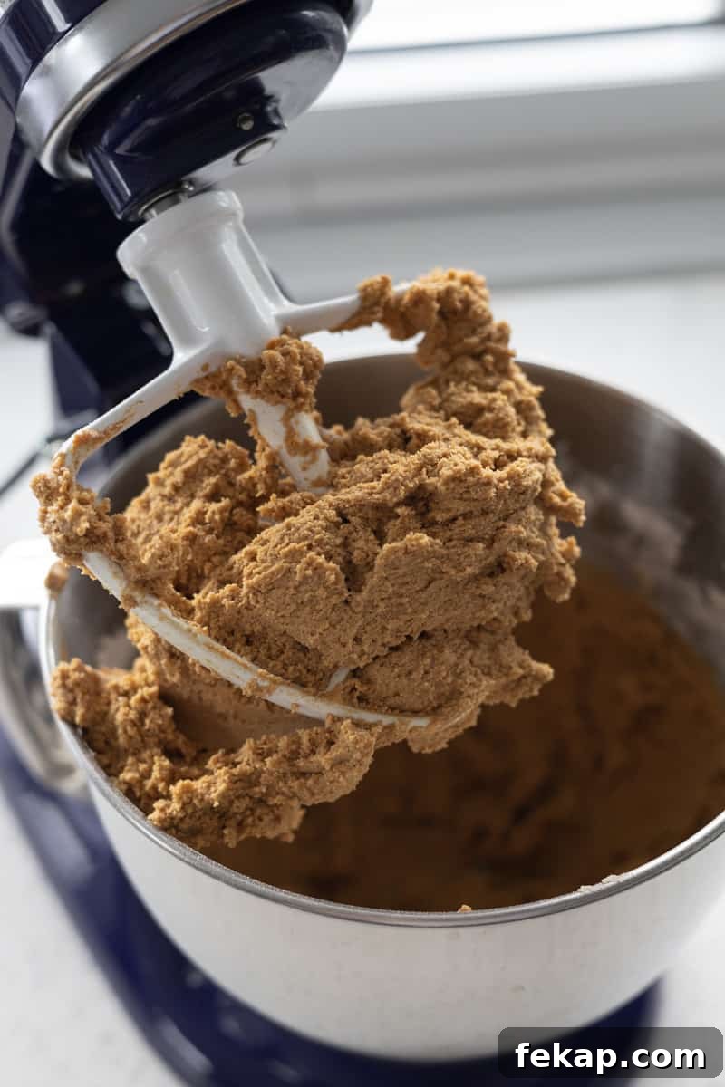 Dough with all ingredients added in a stand mixer.