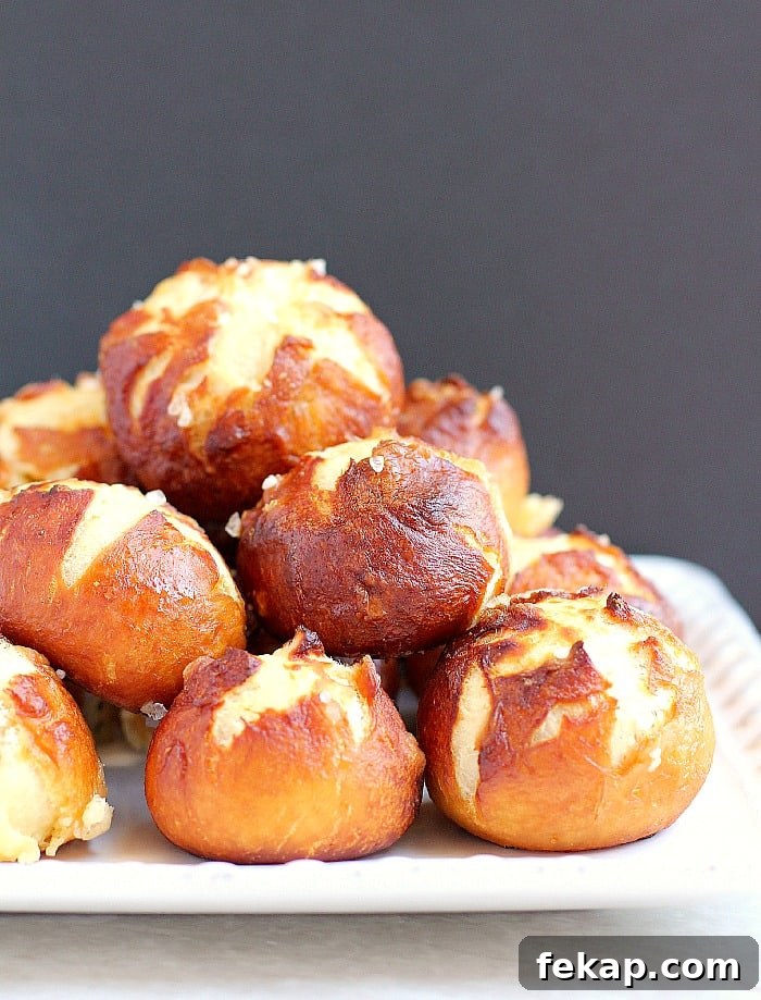 Garlic Cheese Stuffed Pretzel Bombs Recipe 5 Serving Garlic Cheese-Stuffed Pretzel Bombs