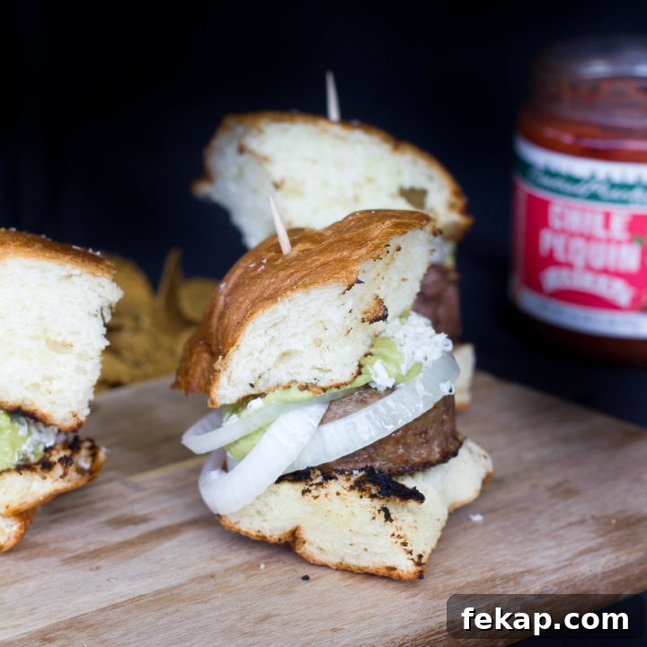 Creamy Avocado Beef Sliders