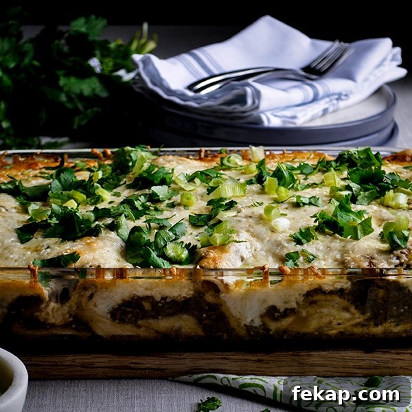 Enchiladas Verdes: Classic Chicken with Tomatillo Sauce 2 Enchiladas Verdes (Green Enchiladas)