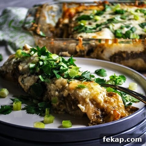 Enchiladas Verdes (Green Enchiladas)