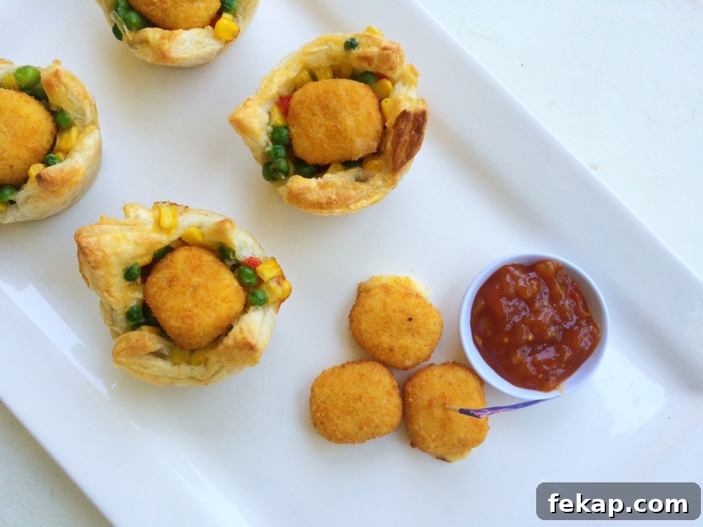 Vegetable Pie Topped with Mozzarella Bites 7 Mozzarella Bite Vegetable Pies - Colonial Farm
