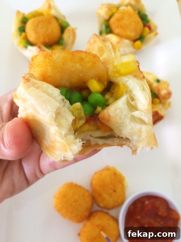 Vegetable Pie Topped with Mozzarella Bites 8 Mozzarella Bite Vegetable Pies - Colonial Farm