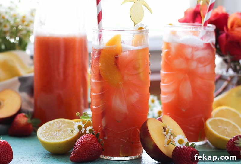 PaleOMG Strawberry Peach Lemonade