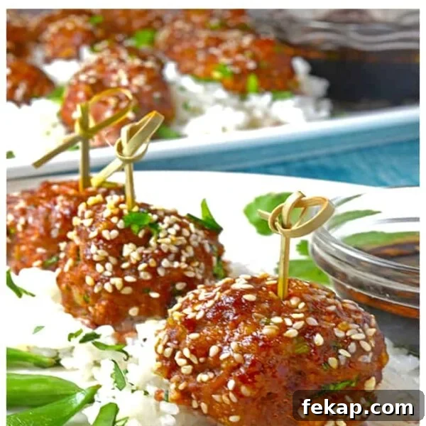 Asian meatballs