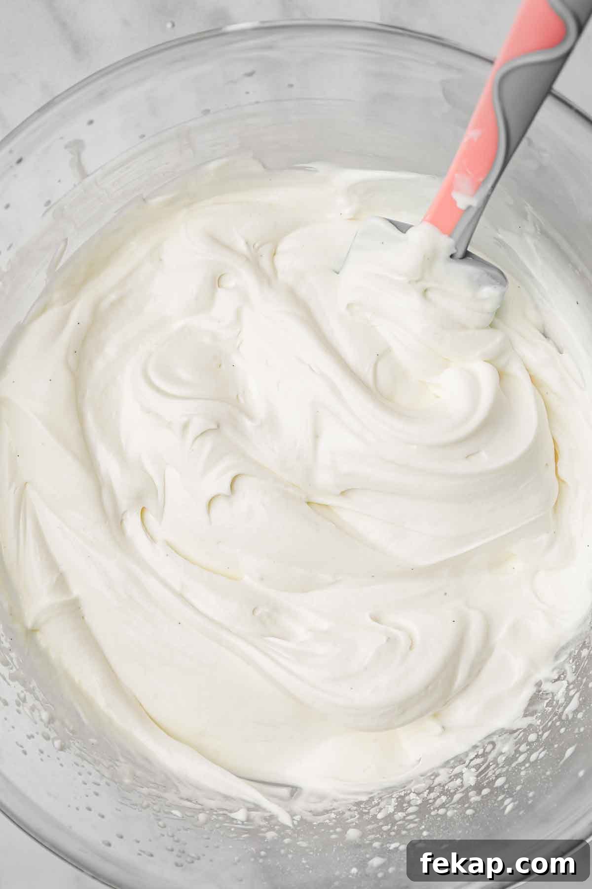 Saladier avec chantilly mascarpone