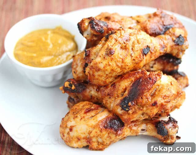 Easy Grilled Thai Coconut Curry Chicken with Peanut Sauce
