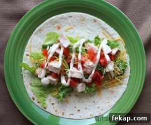 Chicken Ranch Wrap Recipe with Crispy Chicken and Avocado 8 IMG_9385a