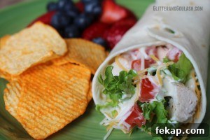 Chicken Ranch Wrap Recipe with Crispy Chicken and Avocado 10 Chicken Ranch Wrap!