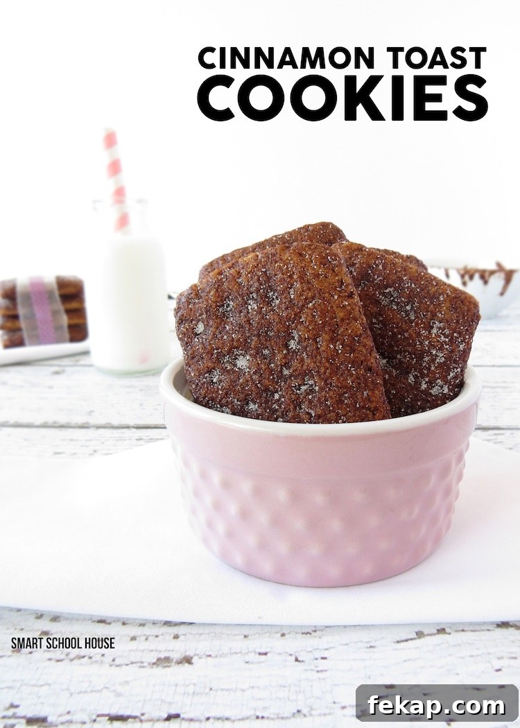 Cinnamon Toast Cookie Recipe: Crispy Cinnamon Sugar Cookies 2 Recipe for Cinnamon Toast Cookies. They're like cinnamon toast with all of the milk dipping fun of a cookie!