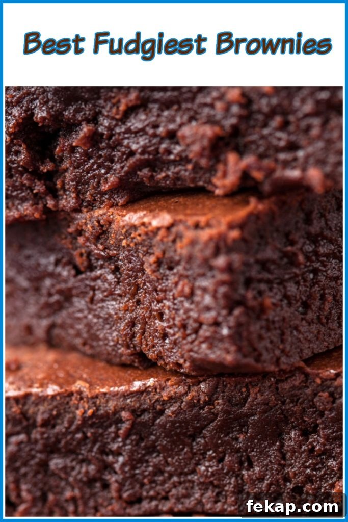 The Fudgiest Brownies Recipe 11 Final brownie photo