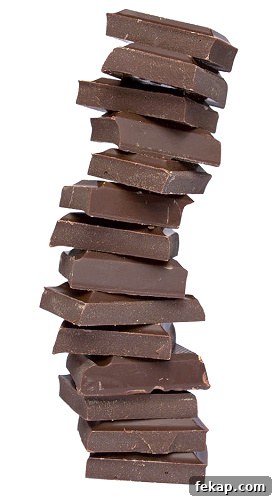 The Fudgiest Brownies Recipe 3 Stack of fudgy brownies