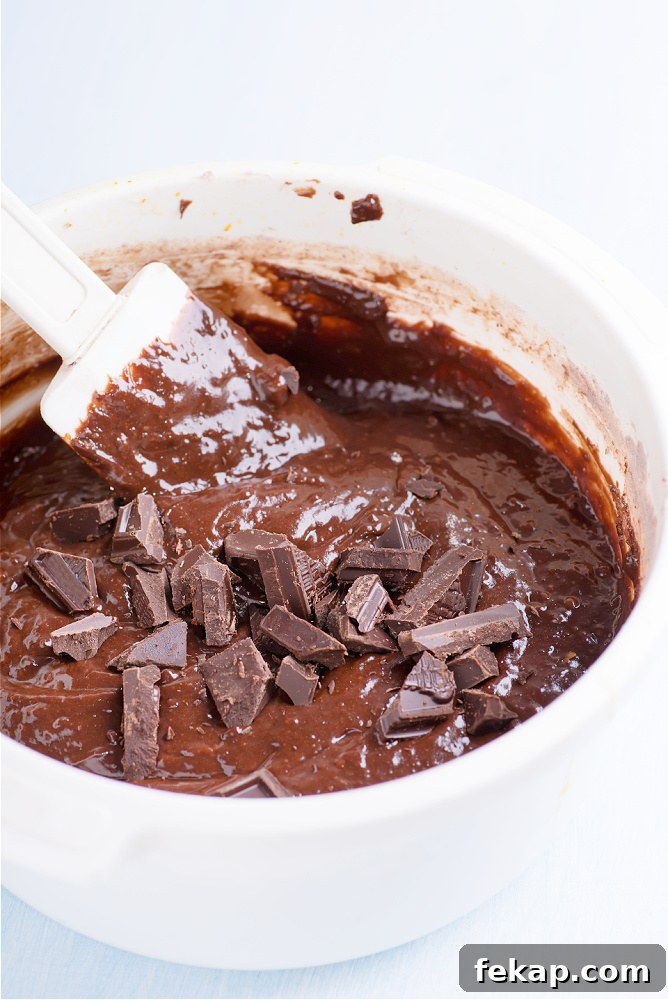 The Fudgiest Brownies Recipe 7 Mixing batter