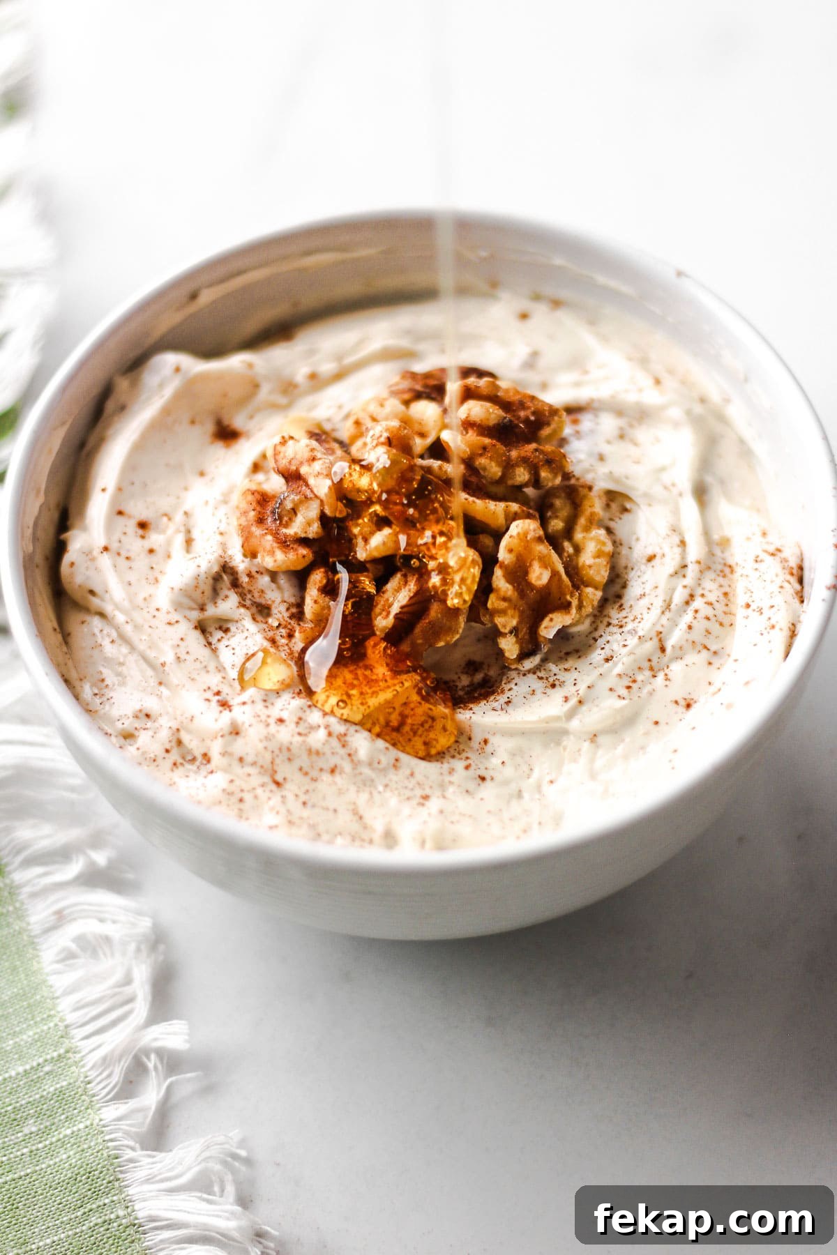 Homemade Honey Walnut Cream Cheese Spread Recipe 2 Honey drizzled walnut cream cheese.