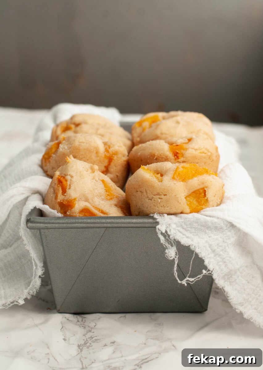 28 Gluten-Free Dairy-Free Brunch Recipes with Vegan Options 12 vegan-gluten-free-peach-muffin-recipe