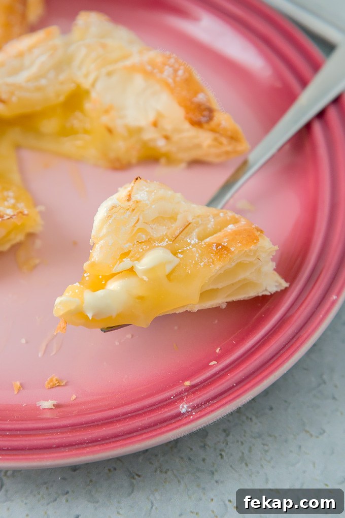 Lemon Curd and White Chocolate Pinwheel Pastries