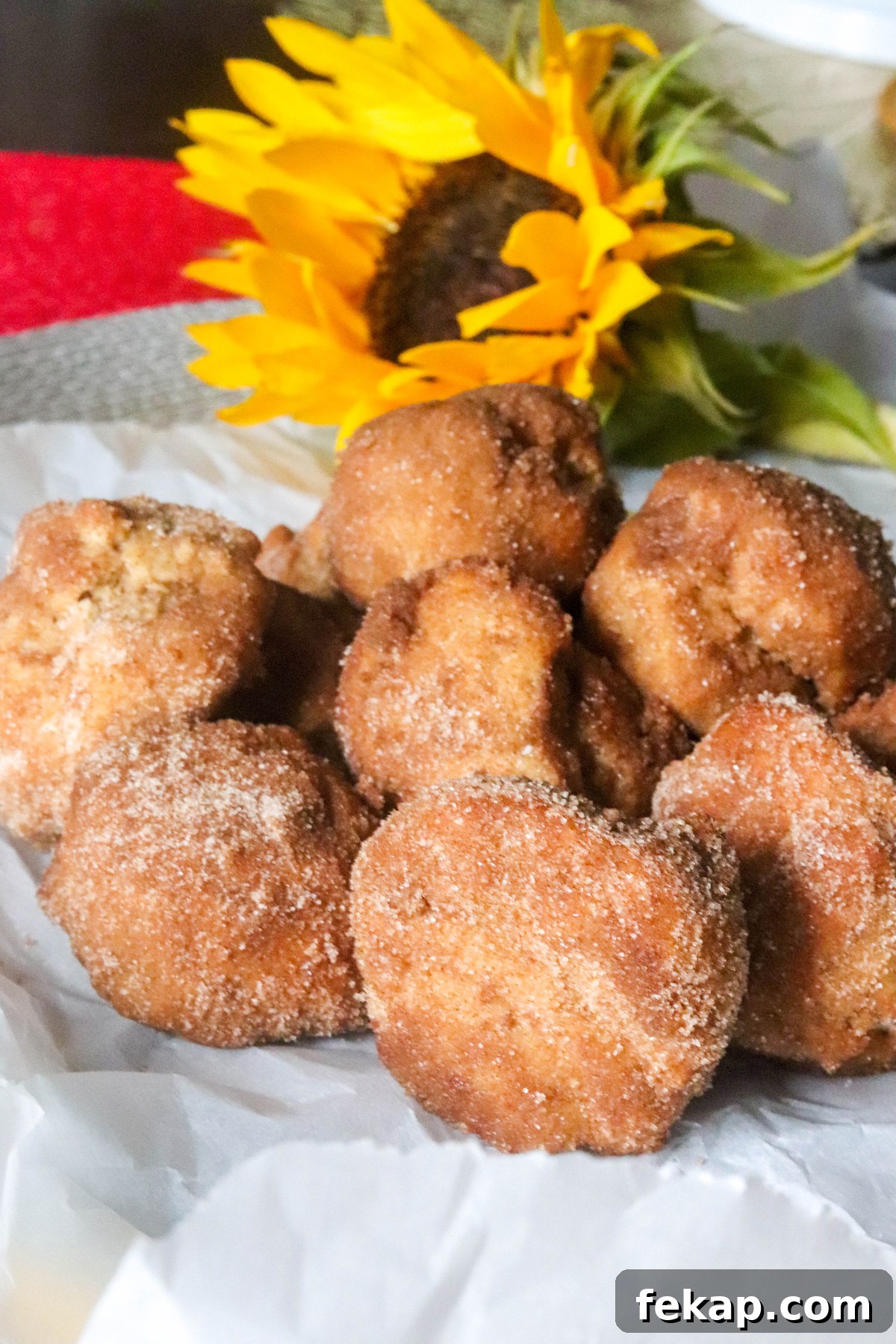 Air Fryer Cinnamon Spice Donut Drops