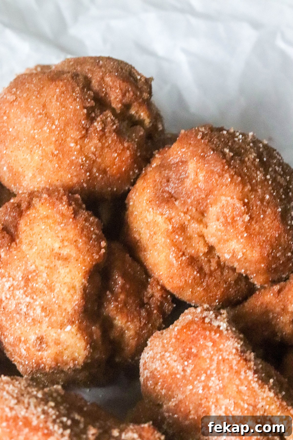 Air Fryer Cinnamon Spice Donut Drops